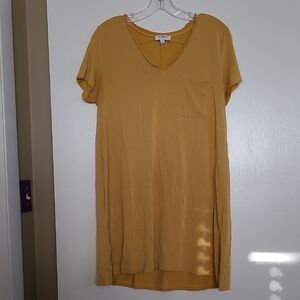 Umgee Mustard Yellow Women's Small Dress/Top